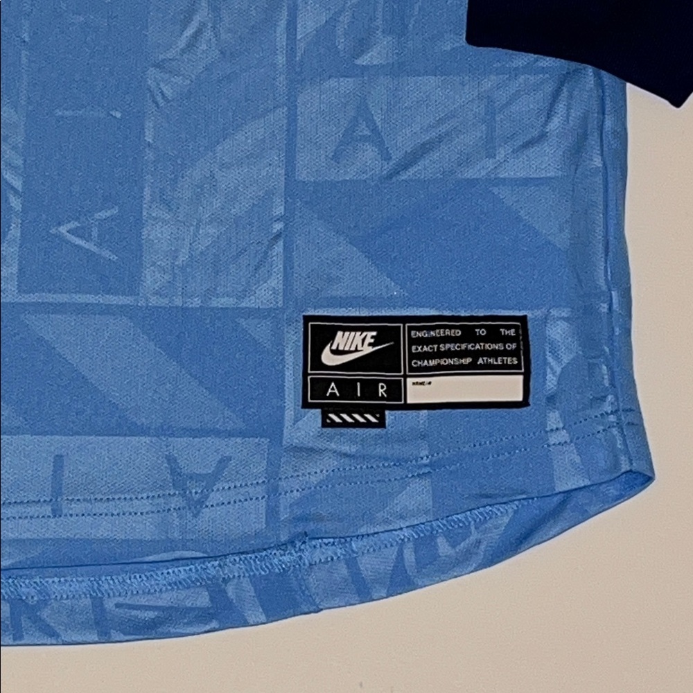 Nike Air Shirt Men's XL Tall Long Sleeve Jersey Soccer  Blue HM8987 XLT - Picture 2 of 9